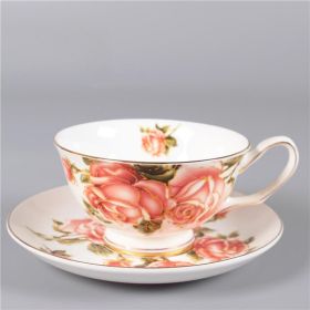 Bone China Afternoon Tea Scented Tea Coffee Ceramic Cup Dish