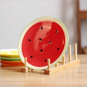 Household Ceramic Plate Creative Fruit 8 Inch