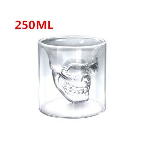 Skull Skull Double Transparent Glass