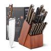 Daily Necessities Kitchen Knife Set Stainless Steel Knife Block Set