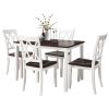 Dining Table Set Home Kitchen Table and Chairs Wood Dining Set