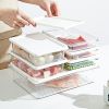 1pc Transparent Container; Refrigerator Fruit Storage Box; Food Sealed Box; Freezer Box; Storage Box; Kitchen Supplies