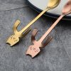 1pc Cute Kawaii Cat Spoon; Flatware; Creative Coffee Drinking Tools; Kitchen Gadget