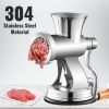 Multifunctional Crank Meat Grinder Manual 304 Stainless Steel Hand Operated Meat Grinder