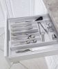 Adjustable Expandable Kitchen Utensils Drawer Organizer  For Bamboo Flatware Organizer