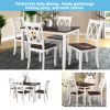 Dining Table Set Home Kitchen Table and Chairs Wood Dining Set