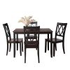 Dining Table Set Home Kitchen Table and Chairs Wood Dining Set